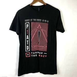 Panic! At The Disco | Turn Up The Crazy Black Unisex Soft Short Sleeve T-Shirt